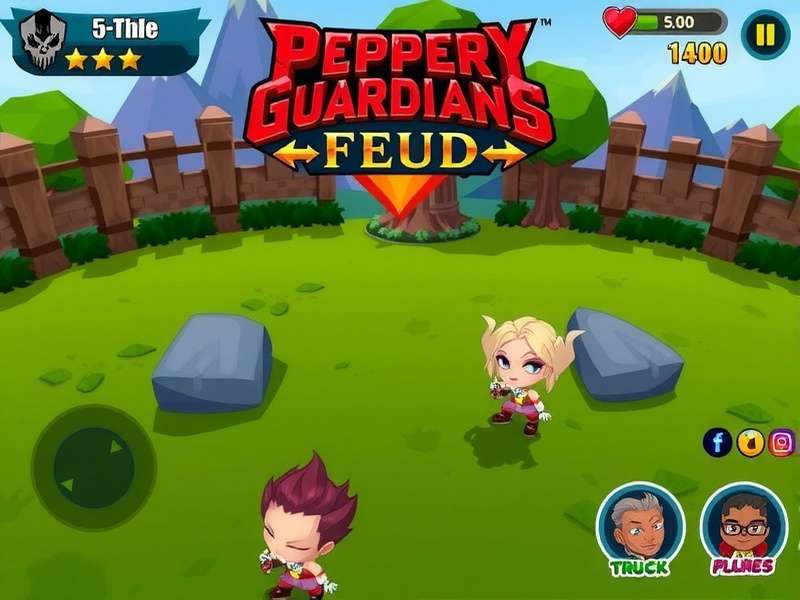 Intense chili-powered battles in Peppery Guardians Feud Peppery Guardians Feud Gameplay Screenshot